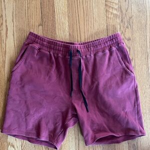 Born Primitive Men's Maroon Athletic Casual Shorts